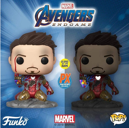 Funko Pop ! Marvel Avengers Endgame - (580) I Am Iron Man Special Edition Gitd
