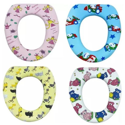 Riduttore Wc Water Per Bambini Sedile Morbido Adattatore Copriwater Fantasie