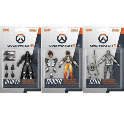 Funko Action Figure - Overwatch 2 Set Da 3 (Genji - Tracer - Reaper) Toys Games