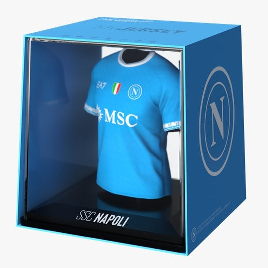 Splink FanCollex - Maglia SSC Napoli Home 25/26 Jersey 10cm Figure Calcio Da Collezione