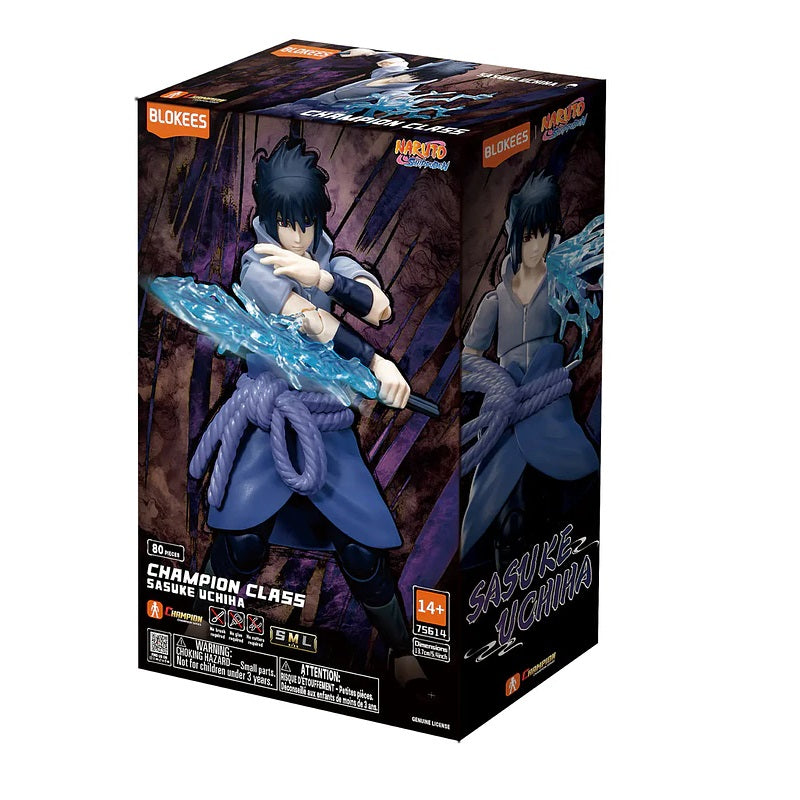 Blokees Naruto Shippuden (Sasuke Uchiha) Champion Class 04 - Model Kit 80 pz - Action Figure 75614