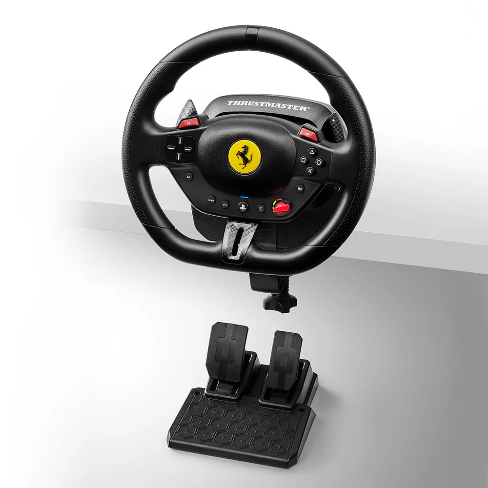 Thrustmaster Volante T98 Ferrari 296 GTB + Pedaliera Ps5/Ps4 Pc Nuovo F1