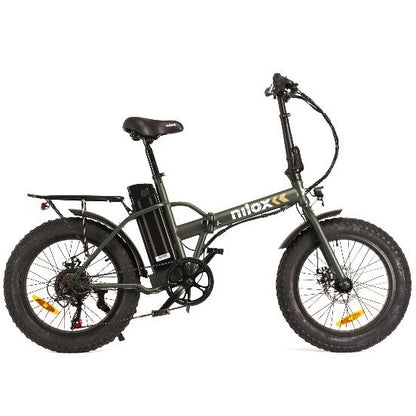 Nilox Bici Elettrica X8 Plus Bicicletta Pieghevole 250W Fat Bike Scooter 36V Led