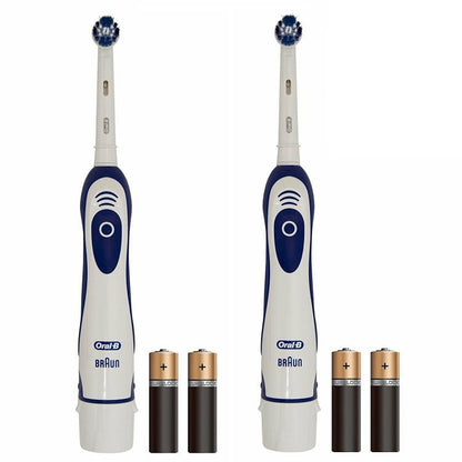 COPPIA 2pz ORAL-B ADVANCE POWER SPAZZOLINO ELETTRICO A BATTERIE AA INCLUSE BRAUN