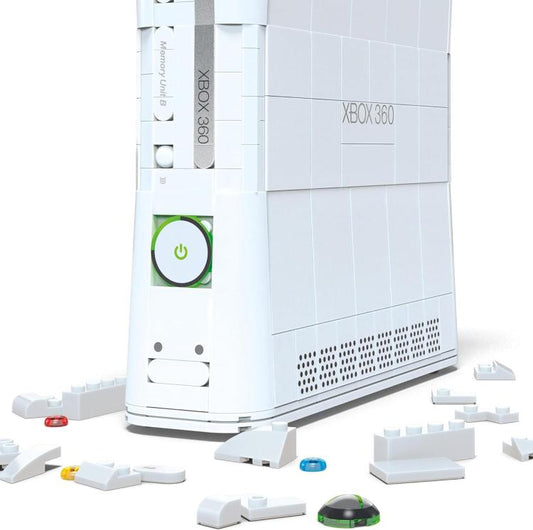 Xbox Mega Construction Set - Xbox 360 Console + Halo Puzzle Costruzione 1342 Pz