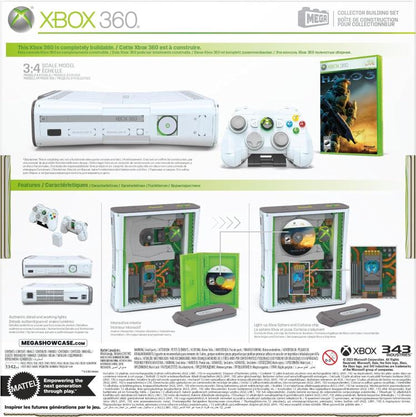 Xbox Mega Construction Set - Xbox 360 Console + Halo Puzzle Costruzione 1342 Pz