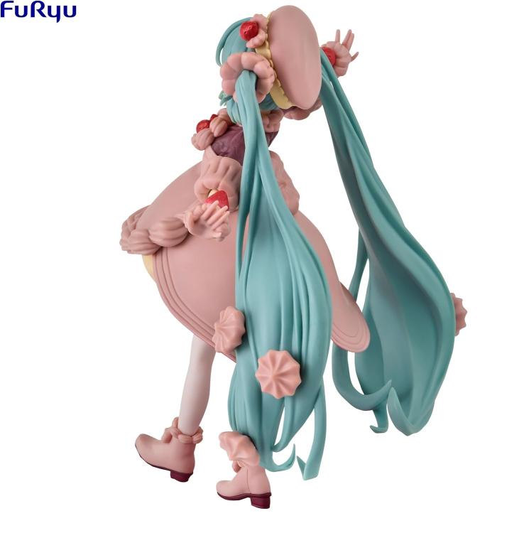 Furyu Hatsune Miku Sweetsweets Strawberry Chocolate Figure Pvc 17Cm Statuetta