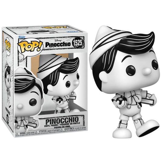 Funko Pop ! Disney (1525) Pinocchio (Sketch) Vinyl Figure 9Cm Statuetta Schizzo