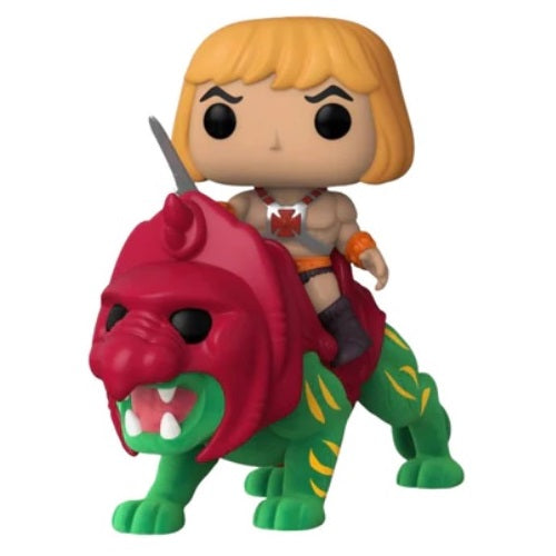 Funko Pop ! Master Of The Universe (84) He-Man On Battle Cat Vinyl Figure 15Cm