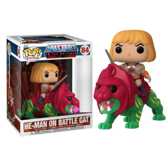 Funko Pop ! Master Of The Universe (84) He-Man On Battle Cat Vinyl Figure 15Cm