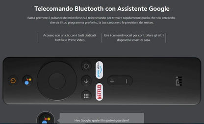 Xiaomi Mi Tv Stick Chiavetta Android Smart Tv Wi-Fi Hdmi Netflix Prime Google