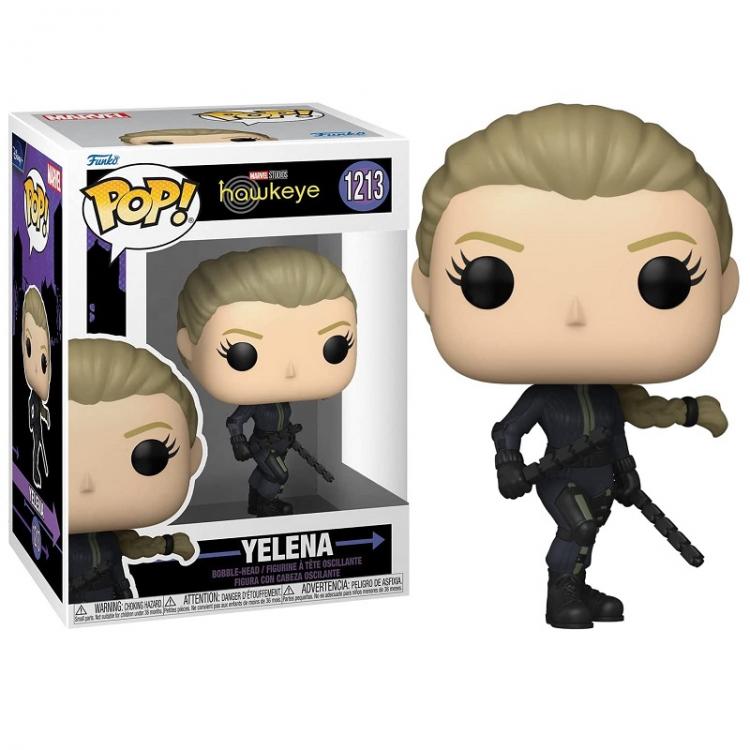 Funko Pop ! Marvel Studios Hawkeye - Yelena (1213) Unmasked Bobble-Head Vinyl