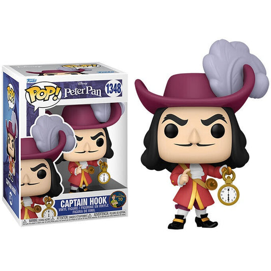 Funko Pop ! Disney - Peter Pan 70Th Anniversary : (1348) Captain Hook Uncino 9Cm