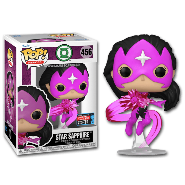 Funko Pop ! Heroes Dc Green Lantern - (456) Star Sapphire Special Edition 9Cm