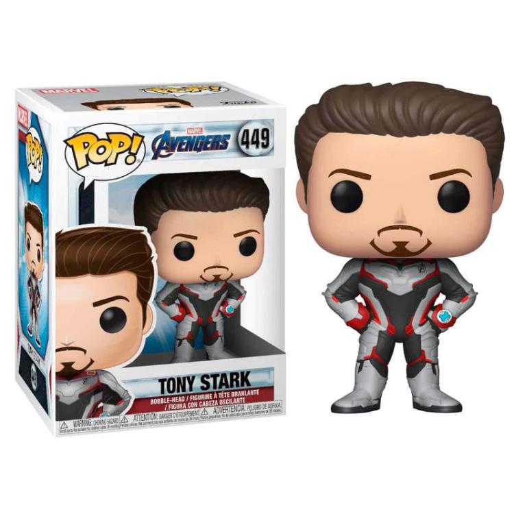 Funko Pop ! Marvel Avengers Endgame - (449) Tony Stark Vinyl Figure Iron-Man 9Cm