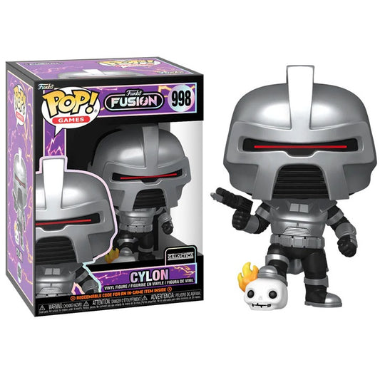 Funko Fusion Pop ! Games Galactica - (998) Cylon Vinyl Figure Statuetta  9Cm