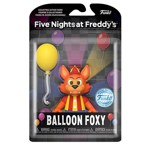 Funko Figure! Fnaf Five Nights At Freddy'S Security Breach S3- Balloon Foxy 13Cm