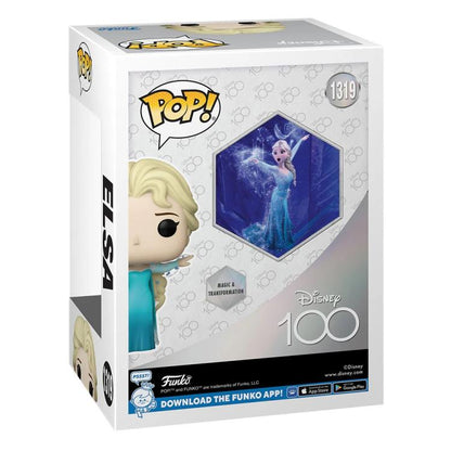 Funko Pop ! Disney 100Th - Elsa (1319) Vinyl Figure Frozen Anniversary Ed. 9Cm