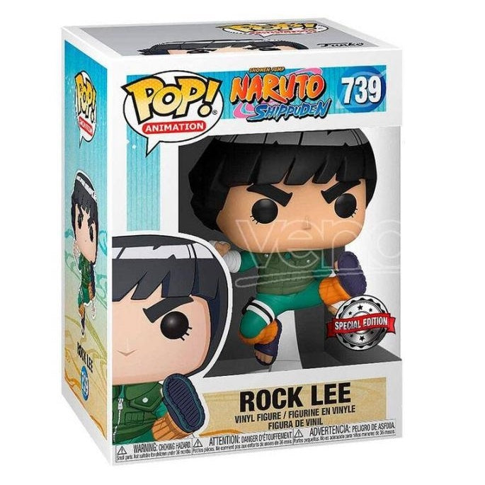 Funko Pop ! Animation Naruto Shippuden - (739) Rock Lee Special Edition Figure