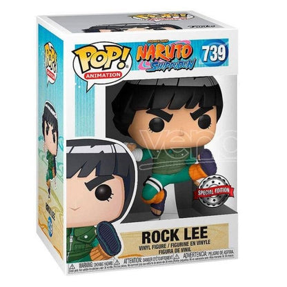 Funko Pop ! Animation Naruto Shippuden - (739) Rock Lee Special Edition Figure