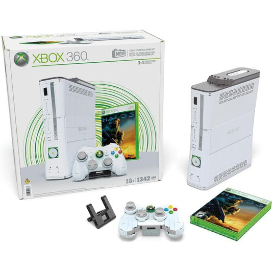 Xbox Mega Construction Set - Xbox 360 Console + Halo Puzzle Costruzione 1342 Pz