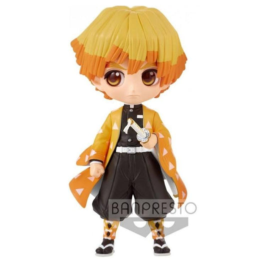 BANPRESTO Q POSKET (DEMON SLAYER) - ZENITSU AGATSUMA VER.A STATUETTA PVC FIGURE