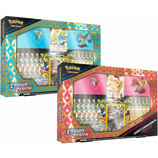 Pokemon Zenit Regale Gioco Di Carte Collezione Premium Statuina Zacian Cromatico