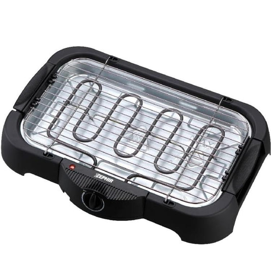 Zephir Bistecchiera Grill Elettrica E Griglia Termostato Piastra Barbecue 2000W