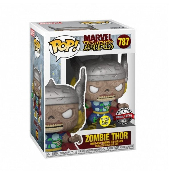 Funko Pop ! Marvel Zombies - Zombie Thor (787) G.T.I.D. Special Edition Glows