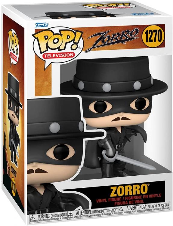 Funko Pop Television Zorro Anniversary - Zorro (1270) Vinyl Figure Da Collezione
