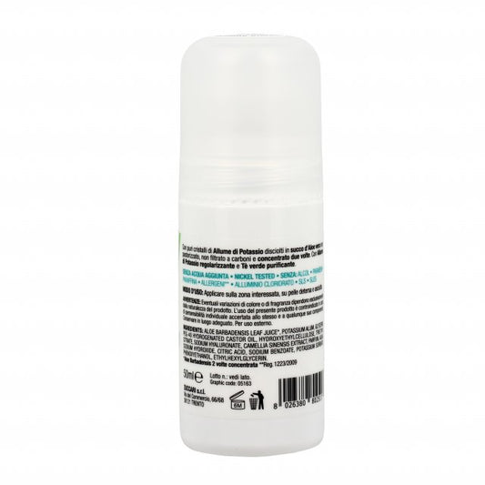 Zuccari Anti Odorante Pietra Liquida Con Aloe Vera Per Pelle Sensibile Roll-On