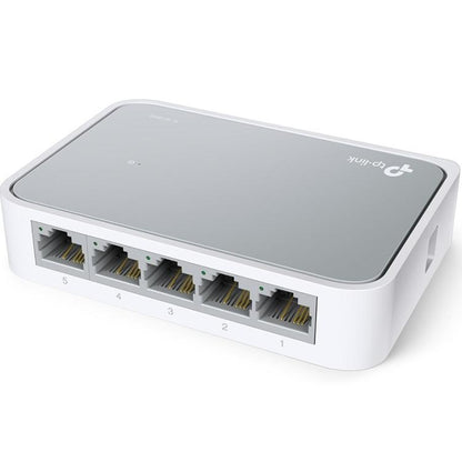 Tp-Link Hub Switch Desktop 5 Porte 10/100 Rj45 10/100 Mbps Plug&Play Tl-Sf1005D
