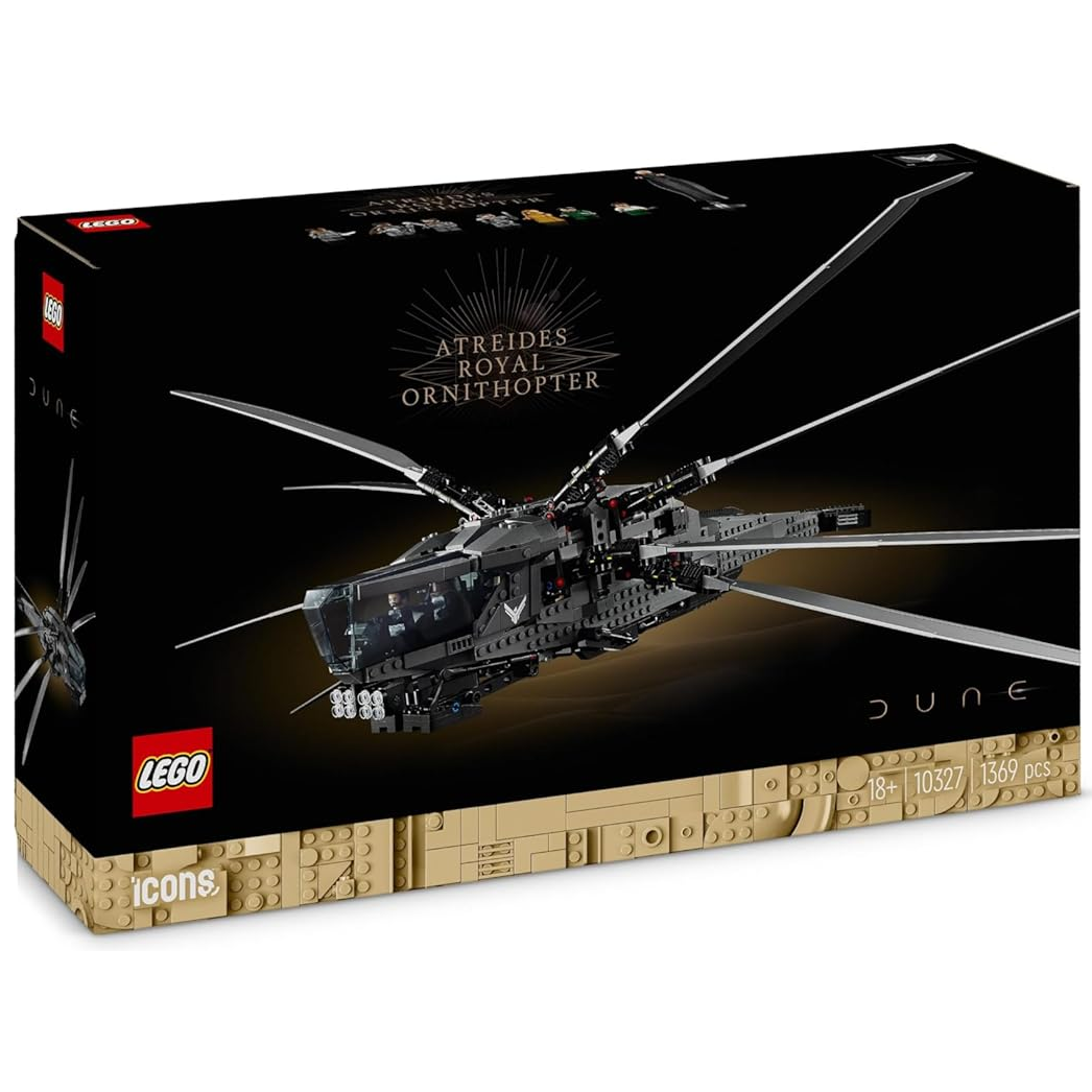 Lego - Icons 10327 Dune (Atreides Ornitottero Reale) 1369 pz 18+ Costruzioni
