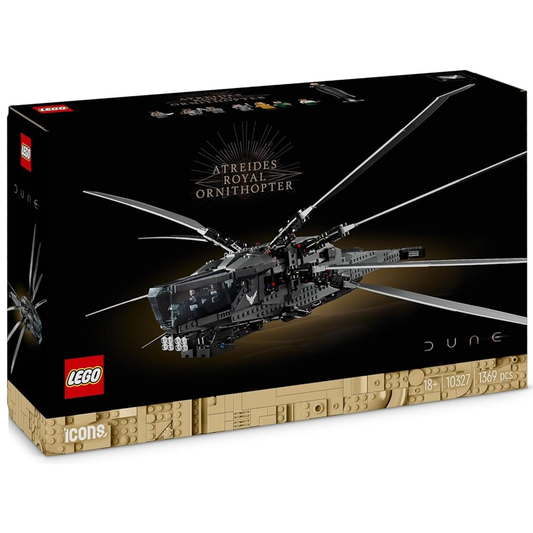Lego - Icons 10327 Dune (Atreides Ornitottero Reale) 1369 pz 18+ Costruzioni