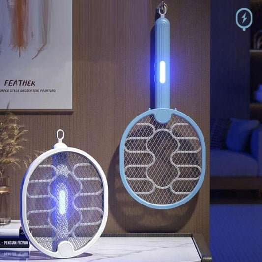 Racchetta Zanzariera Elettrica Ricaricabile Led Uv Trappola Anti Zanzare Mosche
