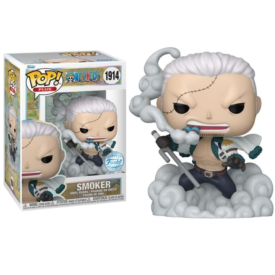 Funko Pop ! Animation - One Piece (1914 ) Smoker (Exclusive) 9 Cm