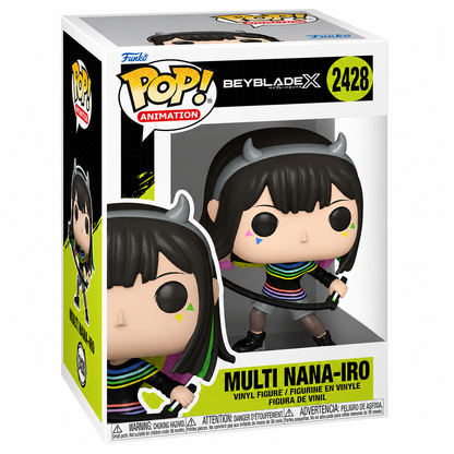 Funko Pop ! Animation - Beyblade X Multi Nana-Iro (2428) - Vinyl Figure 9cm