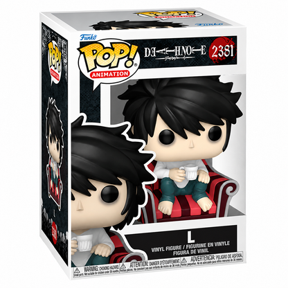 Funko Pop ! Animation: Death Note (2380) L Figure - Vinyl 9cm