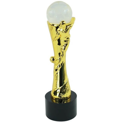 Trofeo Sportivo Oro (Coppa) 31 cm in Resina Dorata idea Regalo per Premiazioni Tornei Calcio, Calcetto, Capocannoniere, Bomber Tifosi ecc