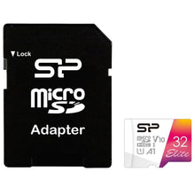 Silicon Power Microsdhc Card 32 Gb Micro Sd Memoria/Adattatore Sp V10 Classe 10 SP032GBSTHBV1V20SP