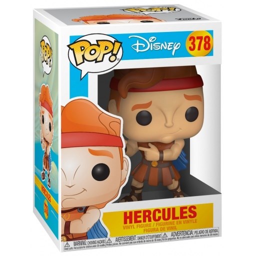 Funko Pop ! Disney - Hercules (378) Vinyl Figure Ercole 9Cm Olimpo Film Cartone