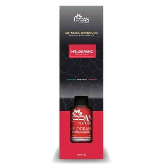 Looan Profumatore Ambiente Con Bastoncini 140Ml Diffusore Profumo Casa Melograno