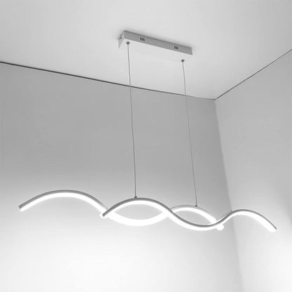 Lampadario Sospensione Moderno Led Soffitto 25W Cucina Soggiorno Bianco Naturale