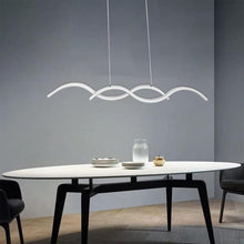 Lampadario A Sospensione Moderno Led Soffitto 25W Cucina Soggiorno Bianco Freddo