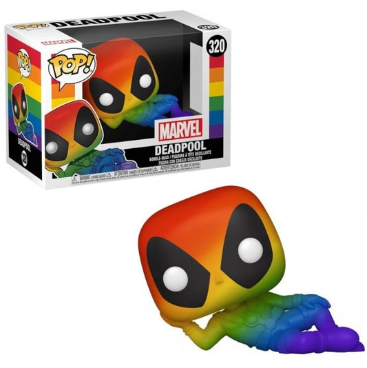Funko Pop ! Marvel Pride - Deadpool (320) Vinyl Figure 9Cm Multicolor Dead Pool