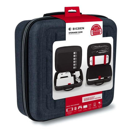 BIGBEN CUSTODIA PROTETTIVA RIGIDA VALIGETTA PER NINTENDO SWITCH E ACCESSORI GRAY