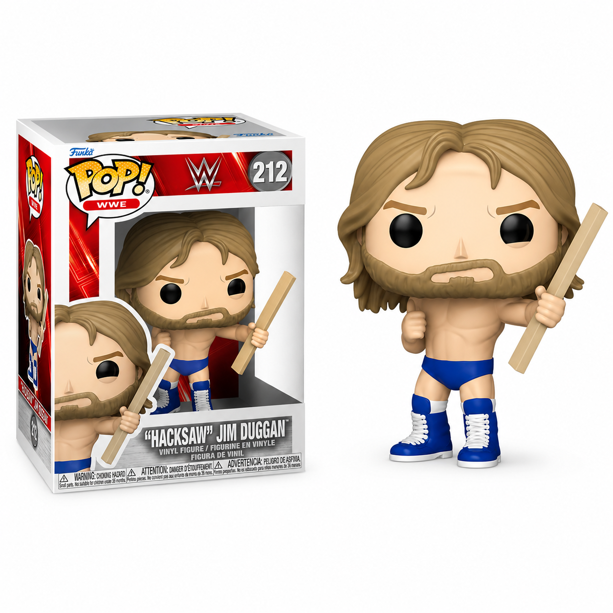 Funko Pop! WWE: Wrestling (212) "Hacksaw" Jim Duggan - Vinyl Figure 9cm