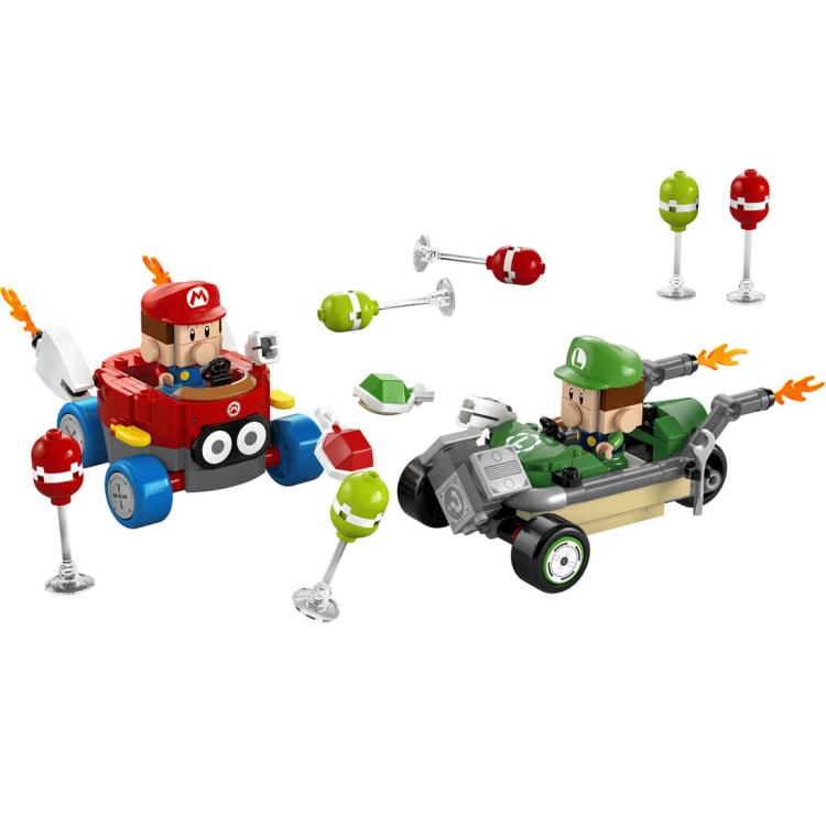 Lego - Super Mario Kart 72034 (Baby Mario Vs Baby Luigi) Set Con Figure 321Pz 8+