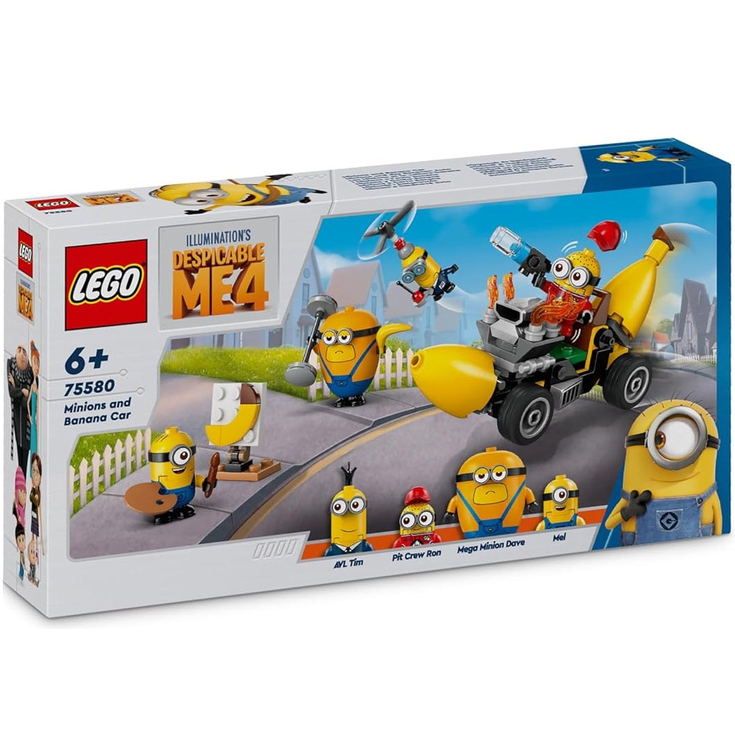 Lego - Cattivissimo Me 4 (75580) I Minions e l'Auto Banana Costruzione 136 pz 6+