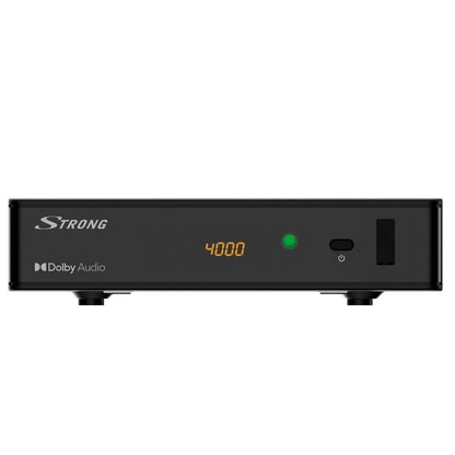Strong SRT8215 Decoder Digitale Terrestre Dvb-T2 HDMI Tv Full HD HEVC H265 10 bit Dolby Audio USB Recording Nero